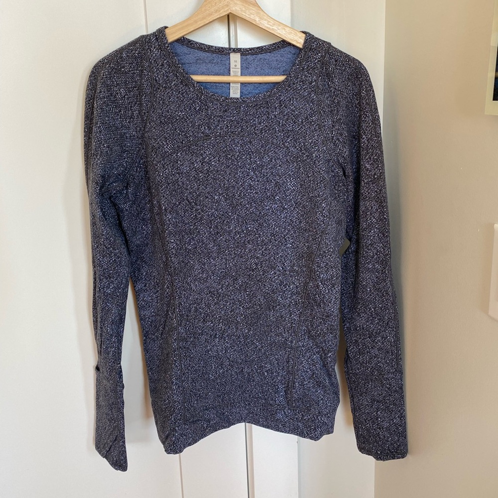 Lululemon Long Sleeve Sweater Size 10 Blue